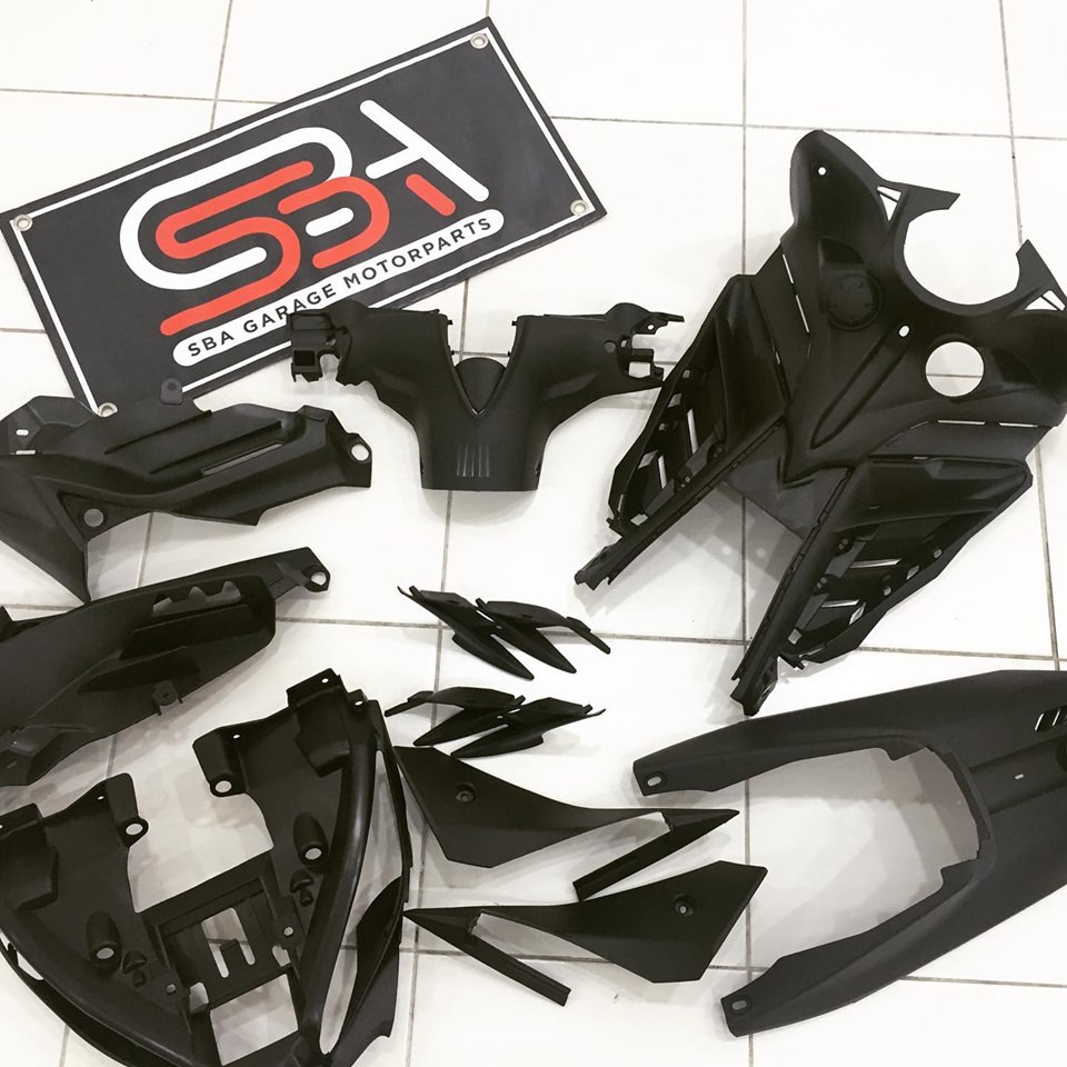 INNER LC 135 V2 V3 V4 V5 V6 OEM SET Hitam Matte Full item ...