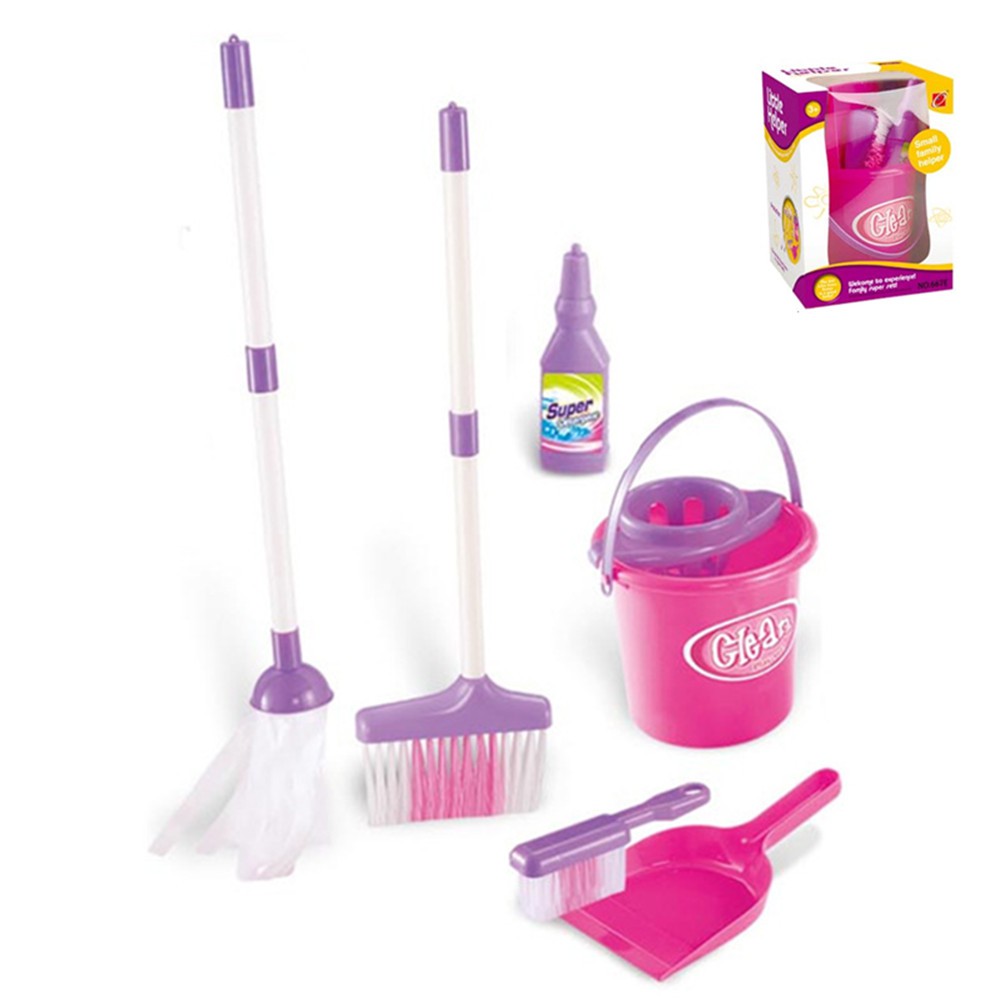 pretend play cleaning set