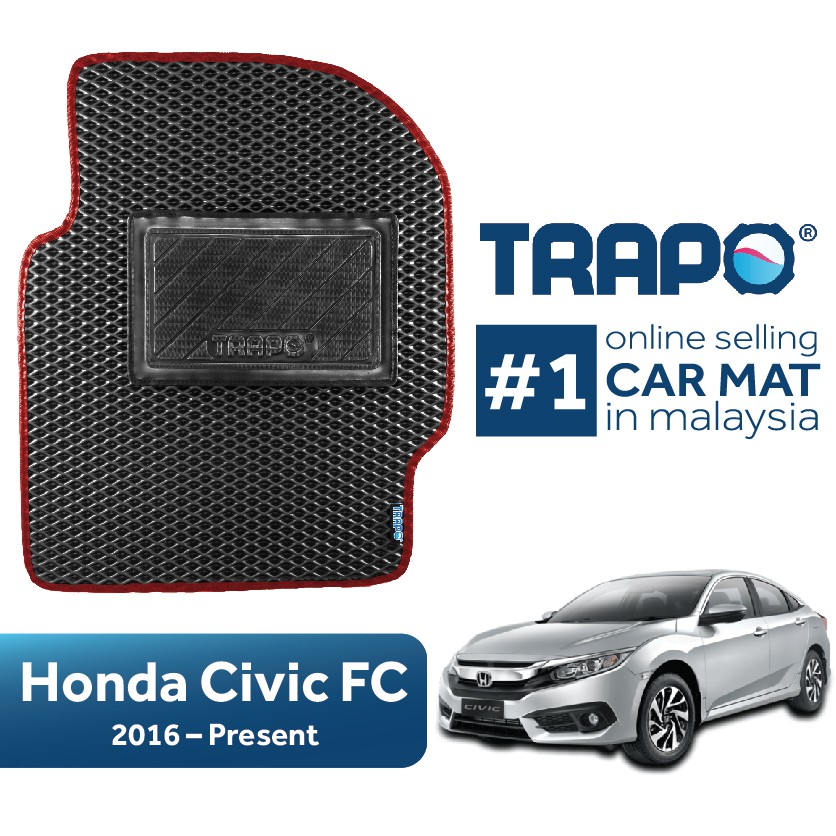 Trapo Car Mat Honda Civic Fc 2016 Present Shopee Malaysia