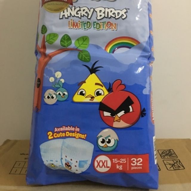 huggies dry pants angry birds