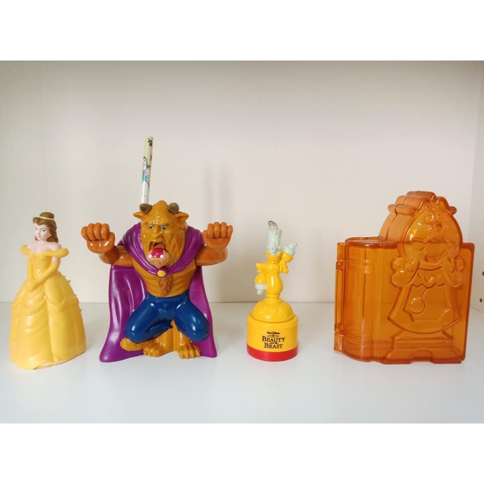 Mcdonald's 2002 Disney Classic Beauty And The Beast Complete Set