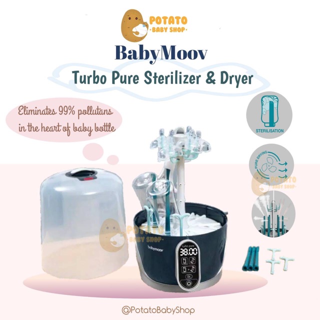 babymoov turbo pure sterilizer dryer