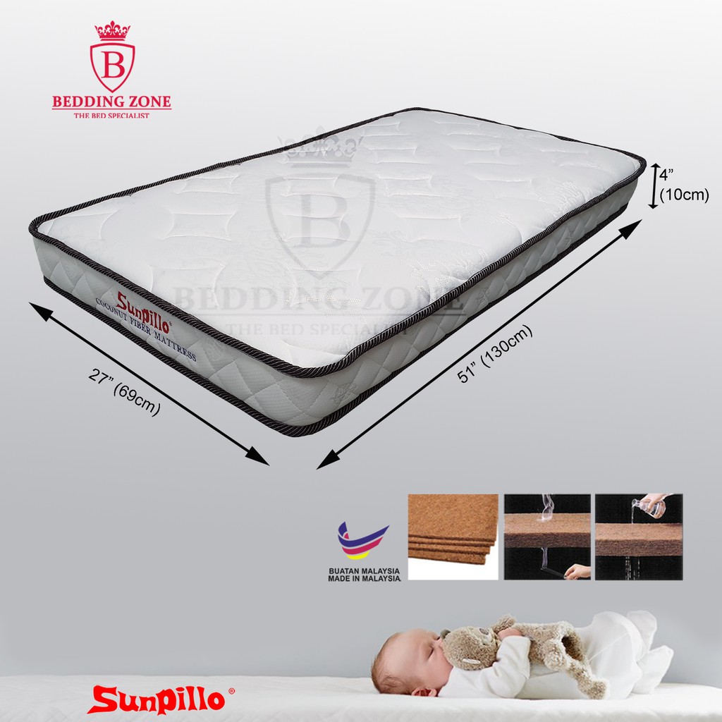 crib mattress 69cm x 131 cm
