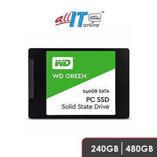 Western Digital WD Green 2.5” SATA III SSD ( 240GB / 480GB ) WDS240G2G0A WDS480G2G0A Solid State Drive 3 Years Warranty