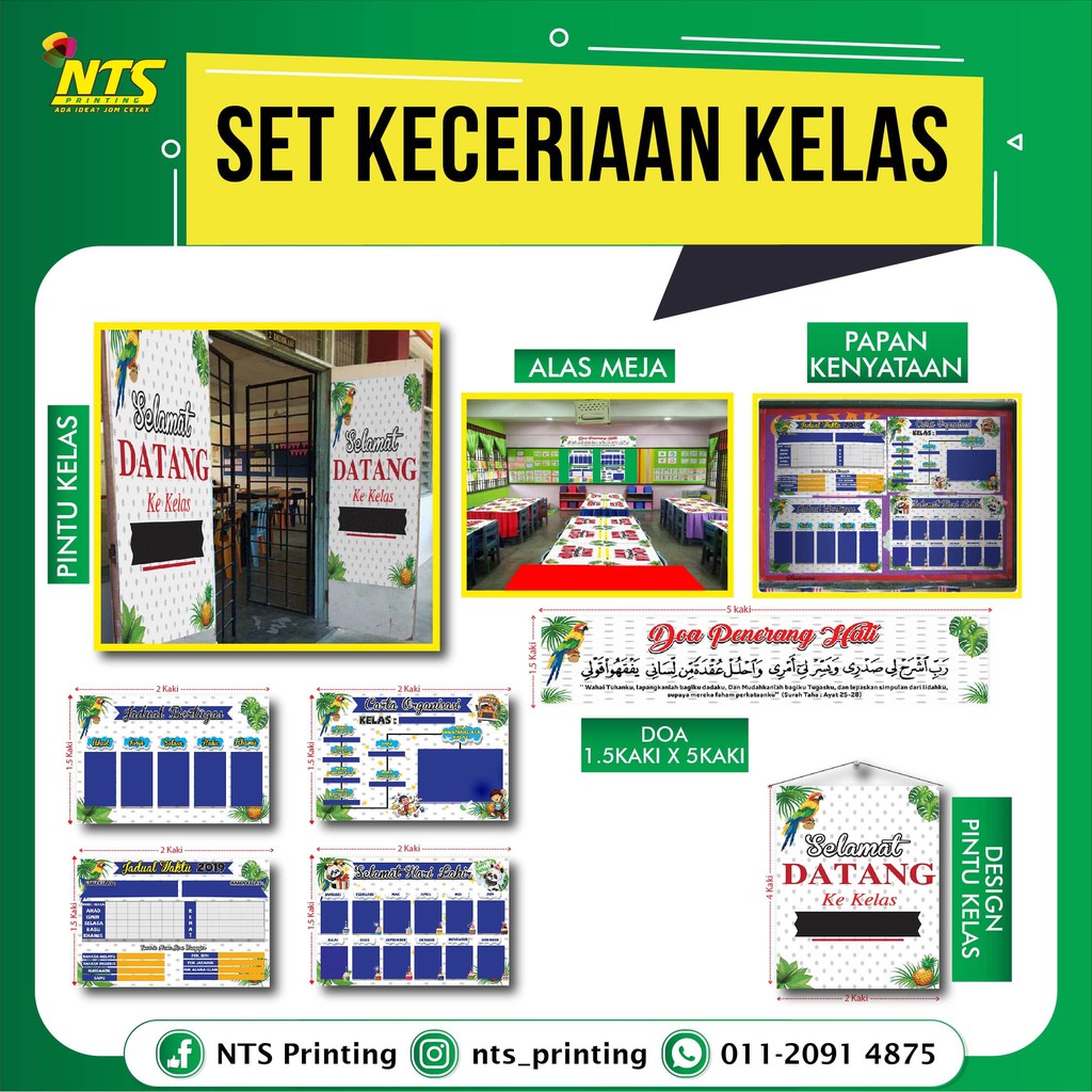 PC SET 15- PC SET27  SET KECERIAAN KELAS/PAPAN KENYATAAN ...