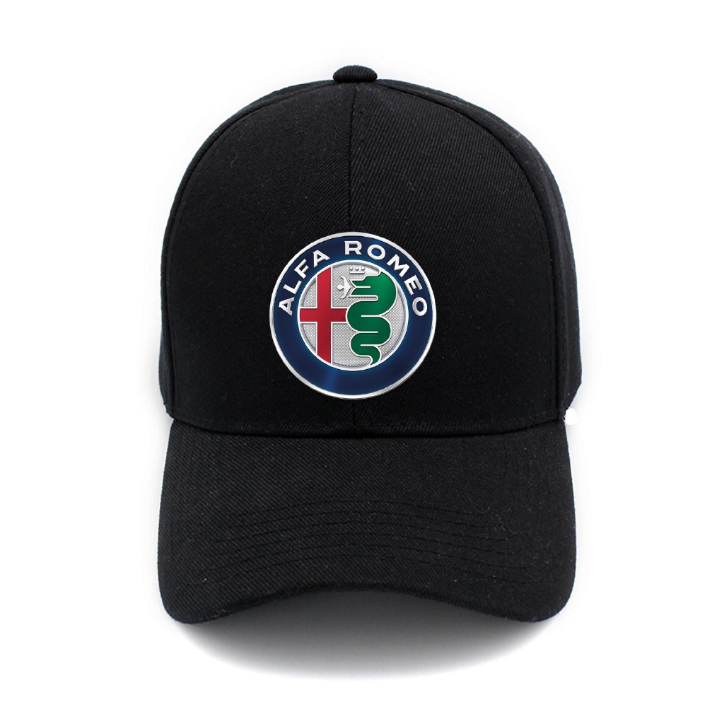 White color 100/% cotton Adjustable size ALFA ROMEO unisex Baseball Cap Hat
