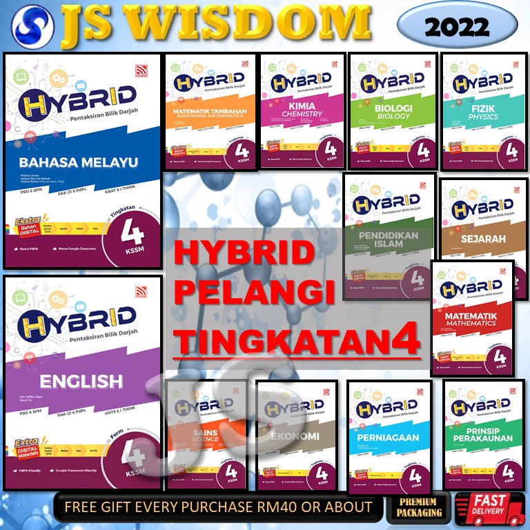 Buy 2022 Hybrid PBD Tingkatan 4, Tingkatan 5 KSSM 2022 (Pelangi) Buku