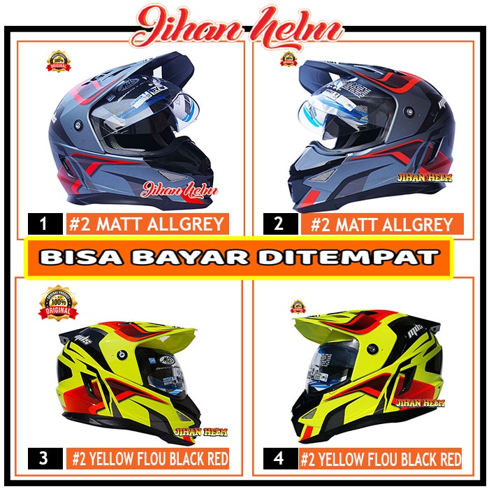 Mds FULL FACE Helmet MDS SUPER PRO Pattern Helmet | Shopee Malaysia