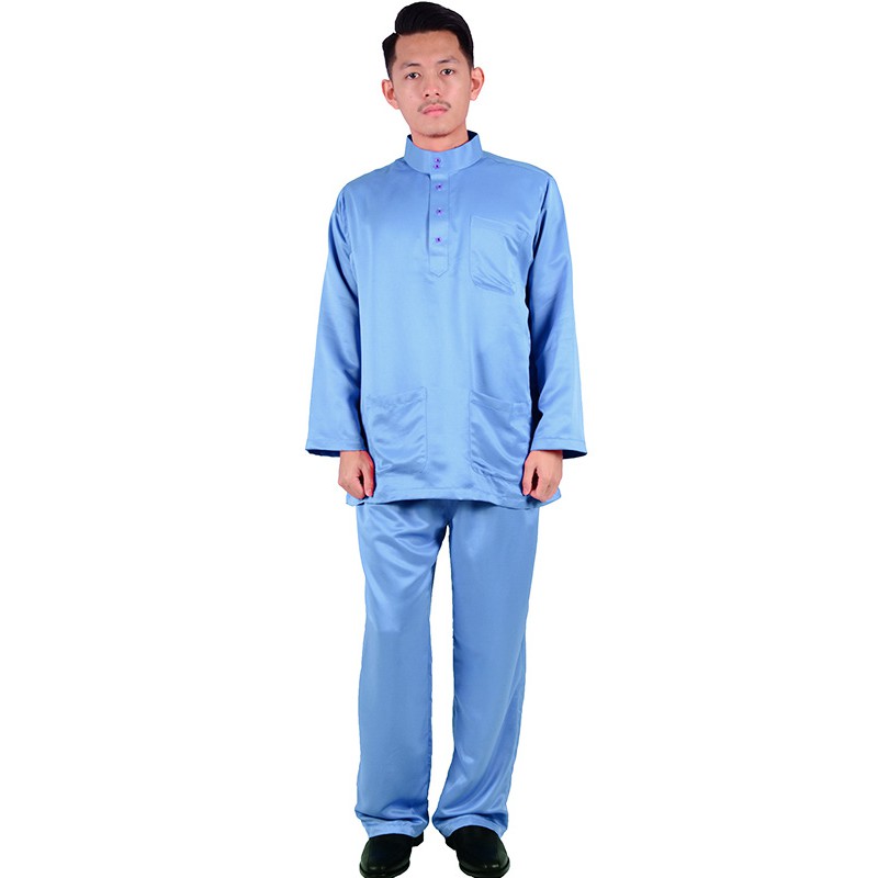 Baju Melayu Sky Blue