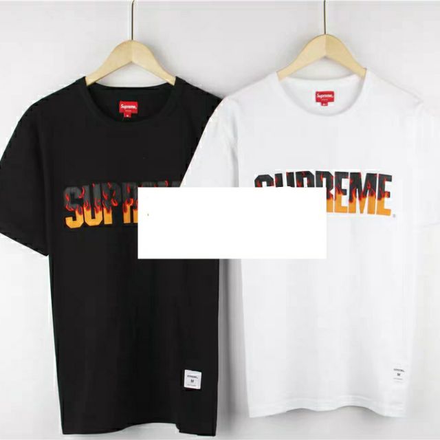 supreme flame tee
