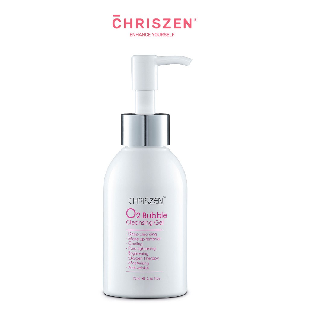 Chriszen O2 Bubble Cleansing Gel (70ml) + Ampoule (13ml) PGMall