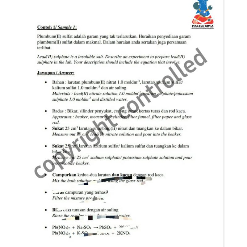 Ks Master Kimia Skor A Kimia Spm Tips Dan Nota Shopee Malaysia