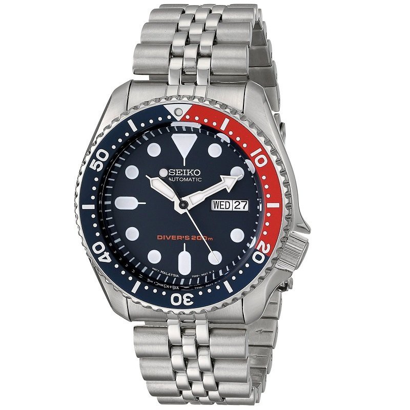Seiko SKX009K2 Automatic Diver's 200m Stainless Steel Bracelet Watch (Seiko  Pepsi) | Shopee Malaysia
