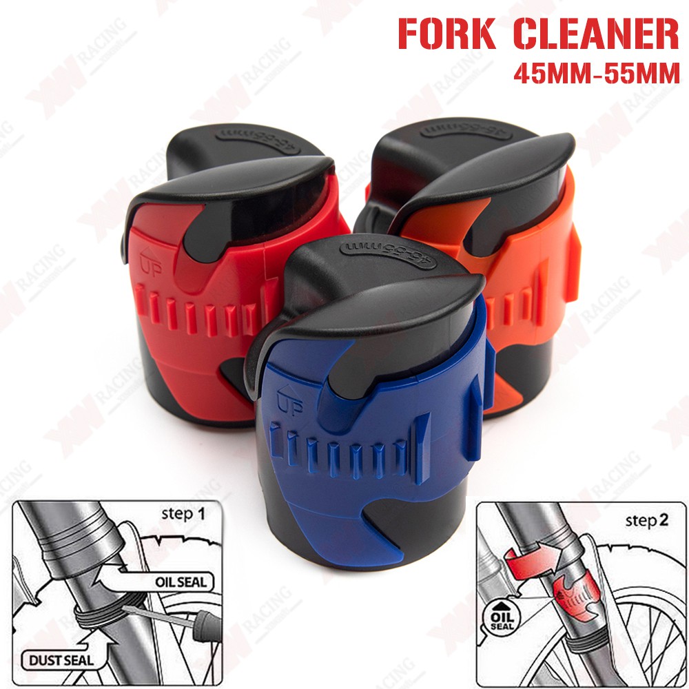 Redcolourful Motorcycle Racing Fork Seal Large 45mm-55mm Repair Cleaner Tools red 