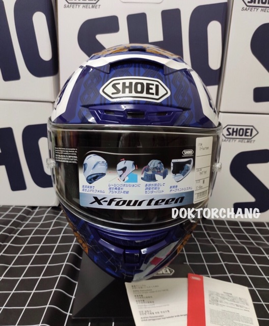 Shoei Helmet Shoei X 14 X14 Marquez Motegi 3 Shopee Malaysia