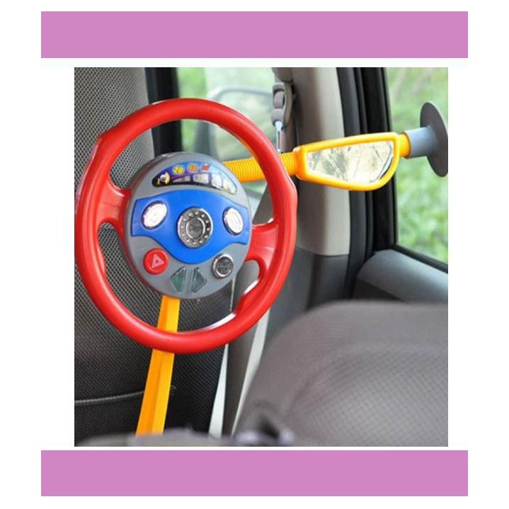 car seat driving wheel toy