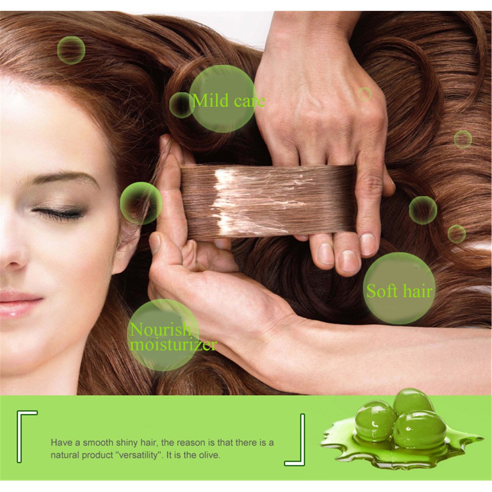 Bioaqua Silky Smooth 1 1 Olive Hair Shampoo Moisture Hair Mask