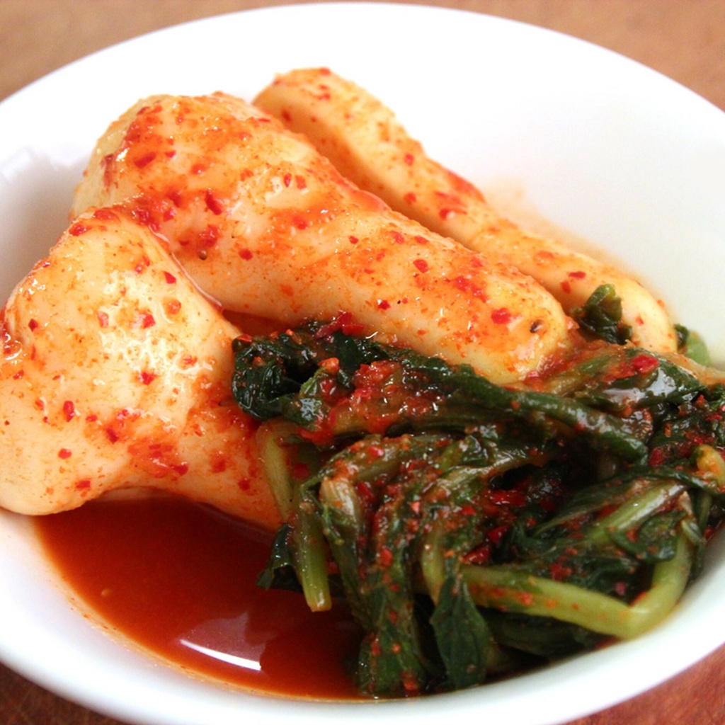 Halal Korea Kimchi Ponytail Radish Kimchi 500g Chonggak Kimchi/Whole