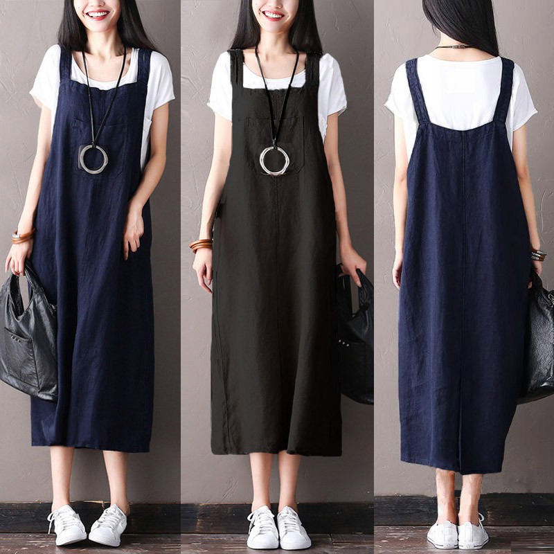 overall dress shopee