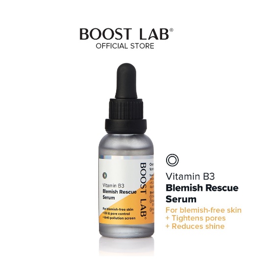 Boost Lab Vitamin B3 Blemish Rescue Serum 30ml | Shopee Malaysia