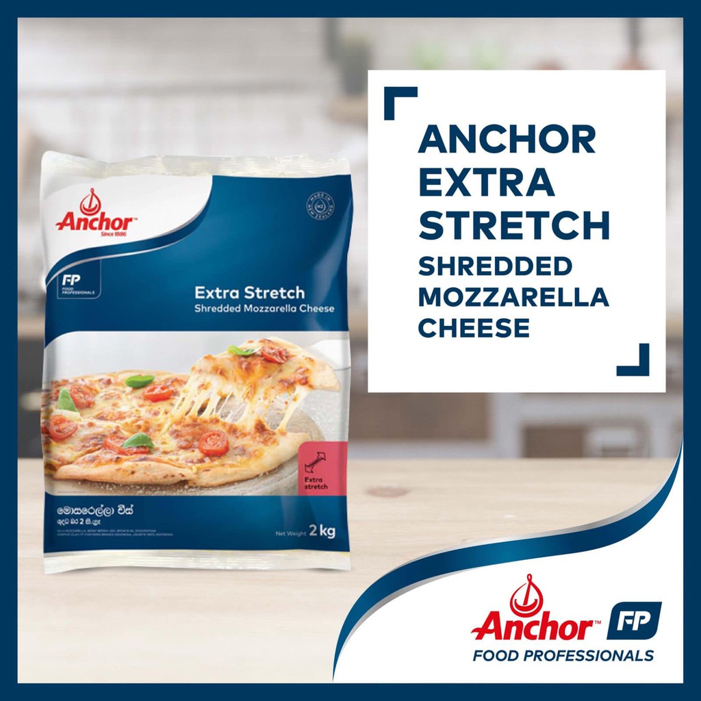 Anchor Extra Stretch Shredded Mozarella Cheese (REPACK) Please read