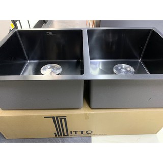 Black Stainless Steel Nano Kitchen Sink, Handmade Sink ...