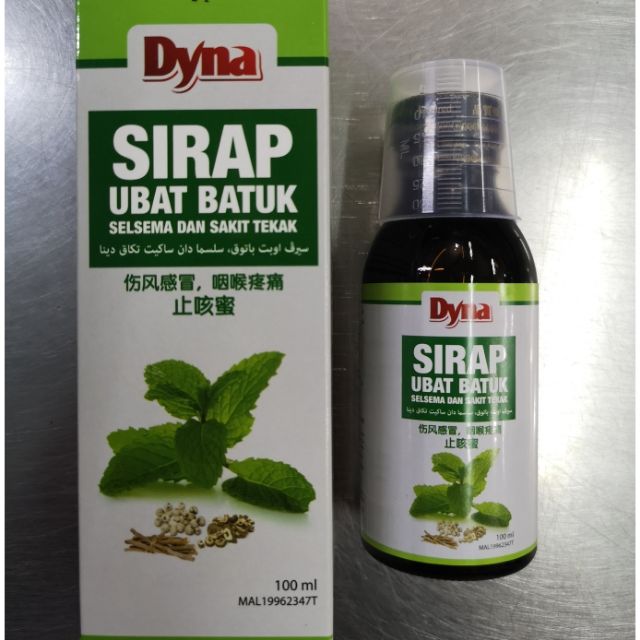 DYNA SIRAP UBAT BATUK SELSEMA DAN SAKIT TEKAK 100 ML 