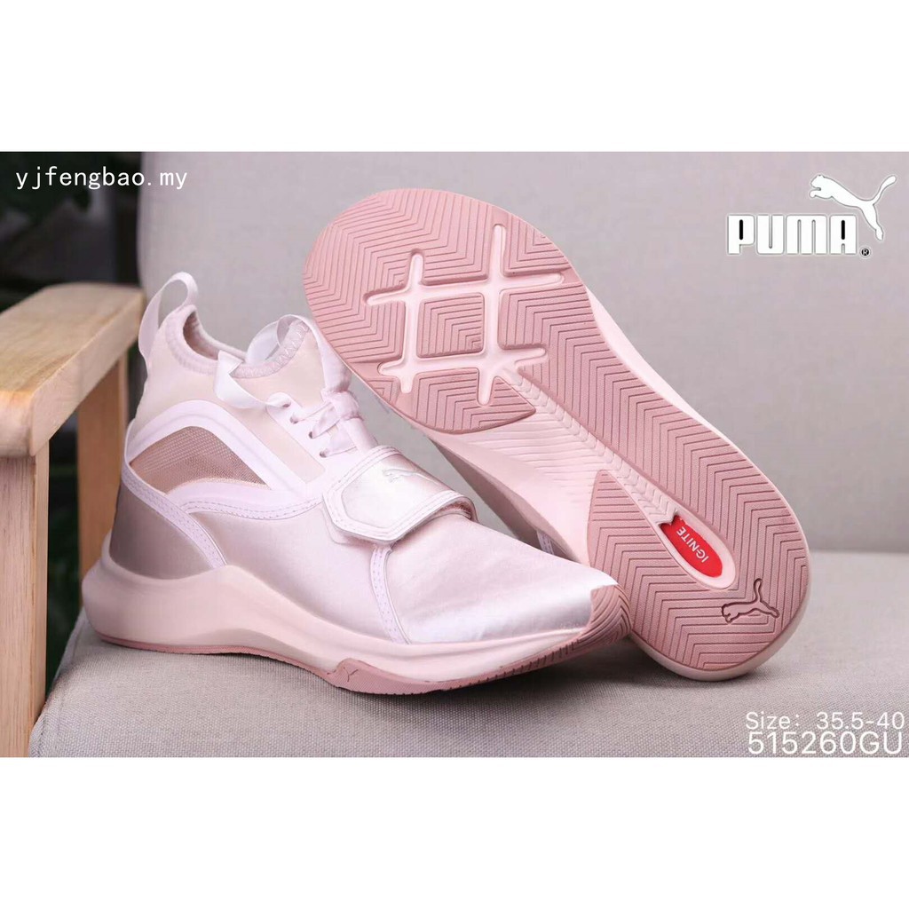Hot Sale Puma Phenom Wn S Girls Women S Pink High Tops Boot Sport