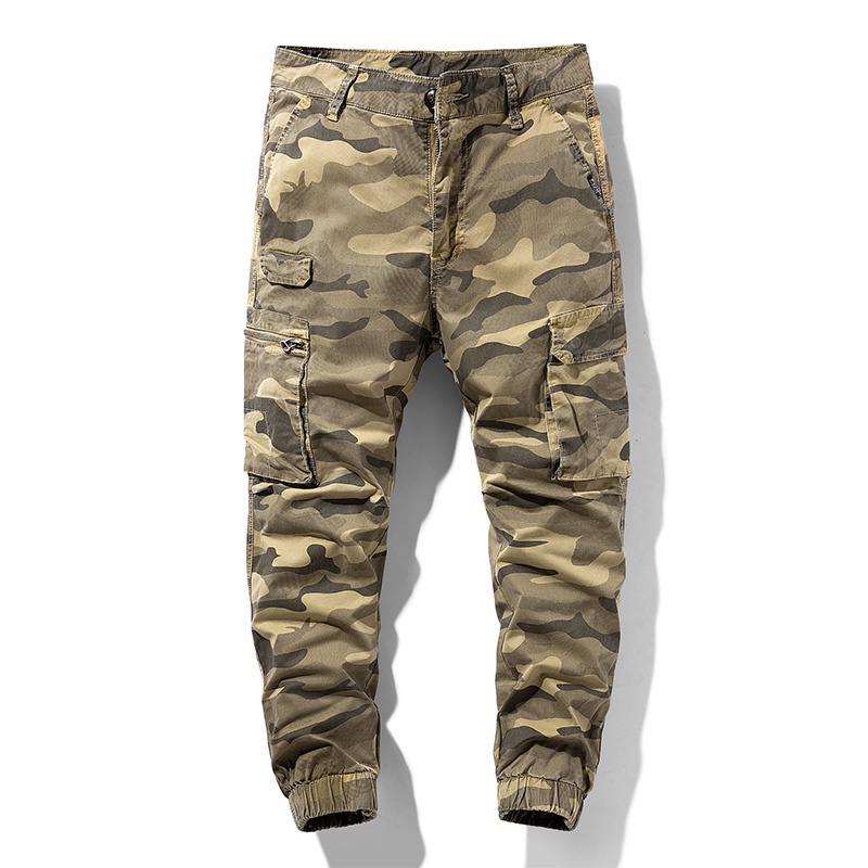 mens camo cargo joggers