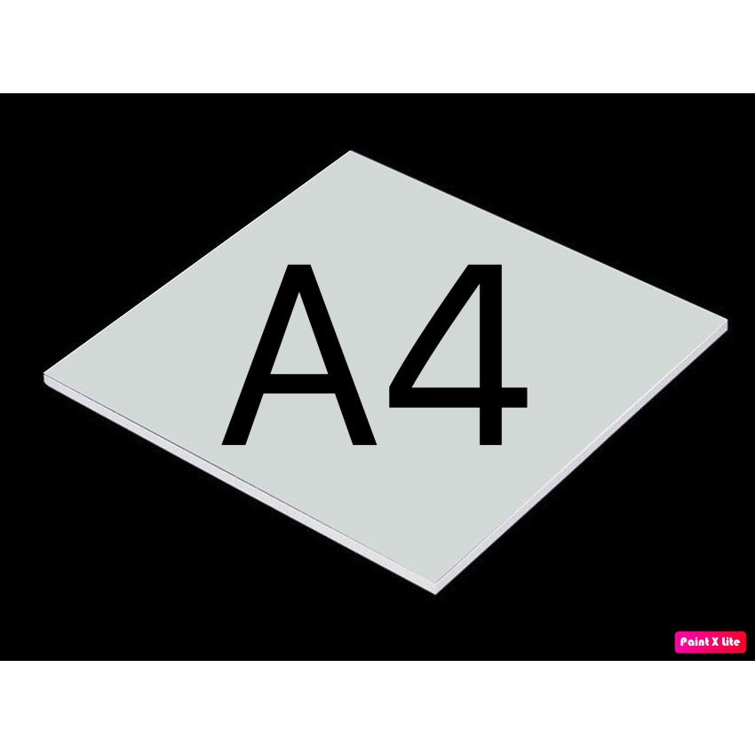 A4 Size White Acrylic Sheet 1pc Shopee Malaysia