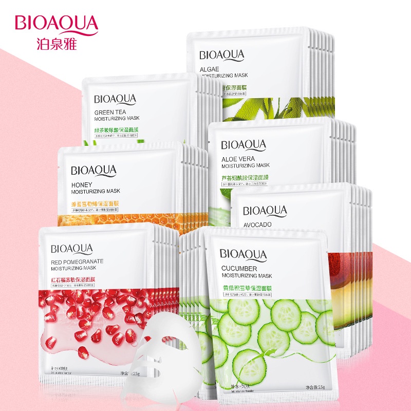 [ROREC] BIOAQUA Moisturizing Natural Essence Hydrating Facial Mask