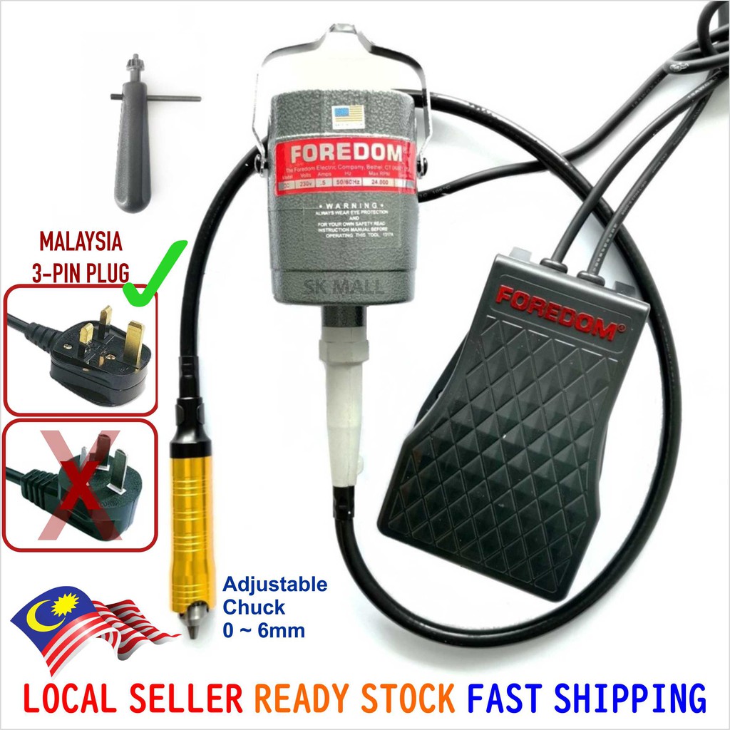 TUAH842 Foredom Winsa Electric Hanging Flexible Shaft Grinder Mill