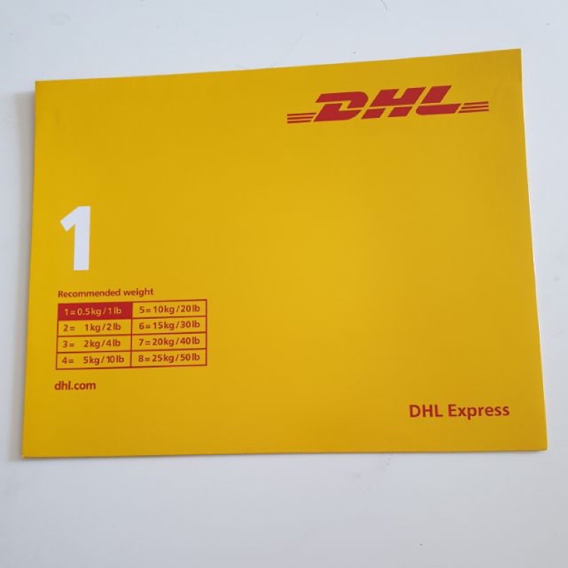 DHL Cardboard Document Envelope A4 Size with Pocket -1pcs | Shopee Malaysia