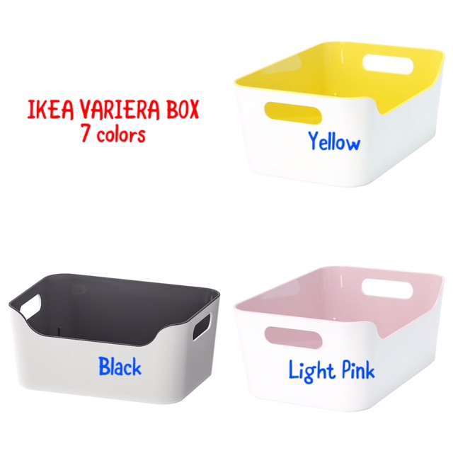 Ikea Variera Box 24x17 Cm Variety Colors Shopee Malaysia