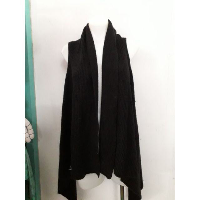 H M Knit Cardigan Sleeveless Shopee Malaysia