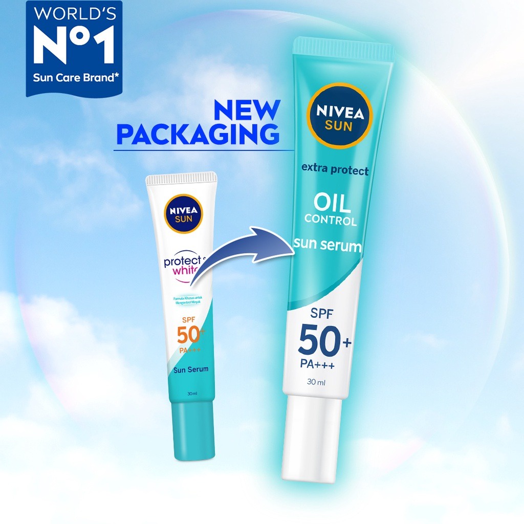 Nivea Sun Protect And White Sun Serum SPF 50+ PA+++ by AILIN Shopee