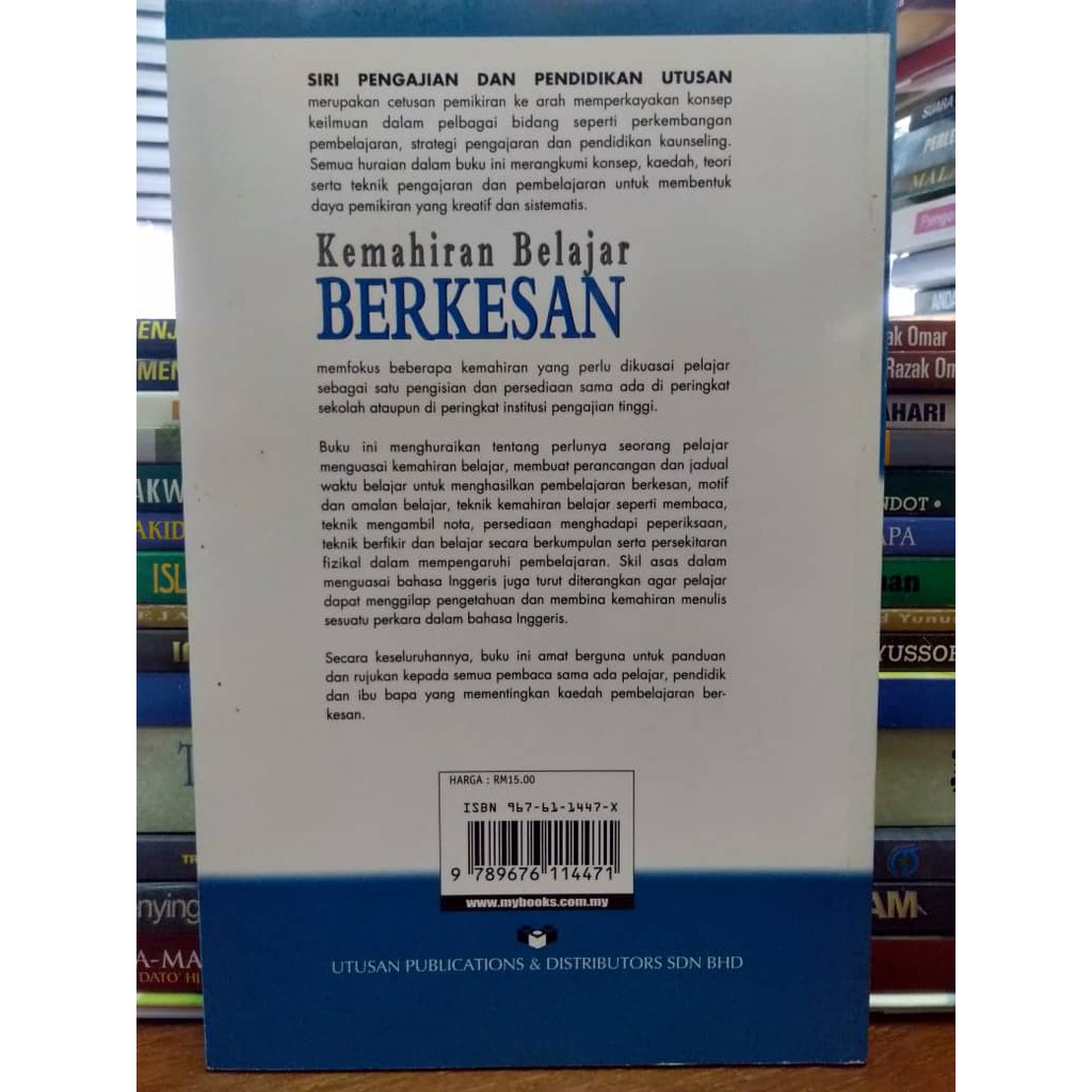 Kemahiran Belajar Berkesan Sabri Ahmad Rak 4 Shopee Malaysia