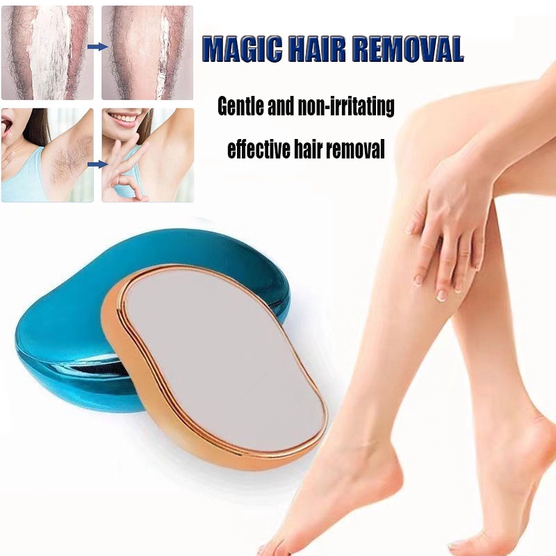 Ready Stock】Nano Glass Painless Hair Removal Tool Arms Legs Back Epilator  portable exfoliating beauty tool 100% hair removal Magic Hair Eraser/Until  The Roots Exfoliate Effectively Inhibit Hair Regrows Beauty Tool 纳米脱毛仪 |