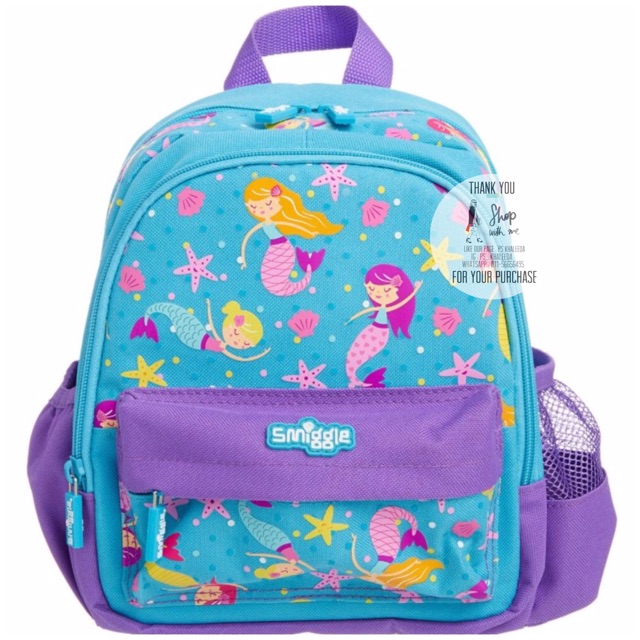 smiggle backpack mermaid