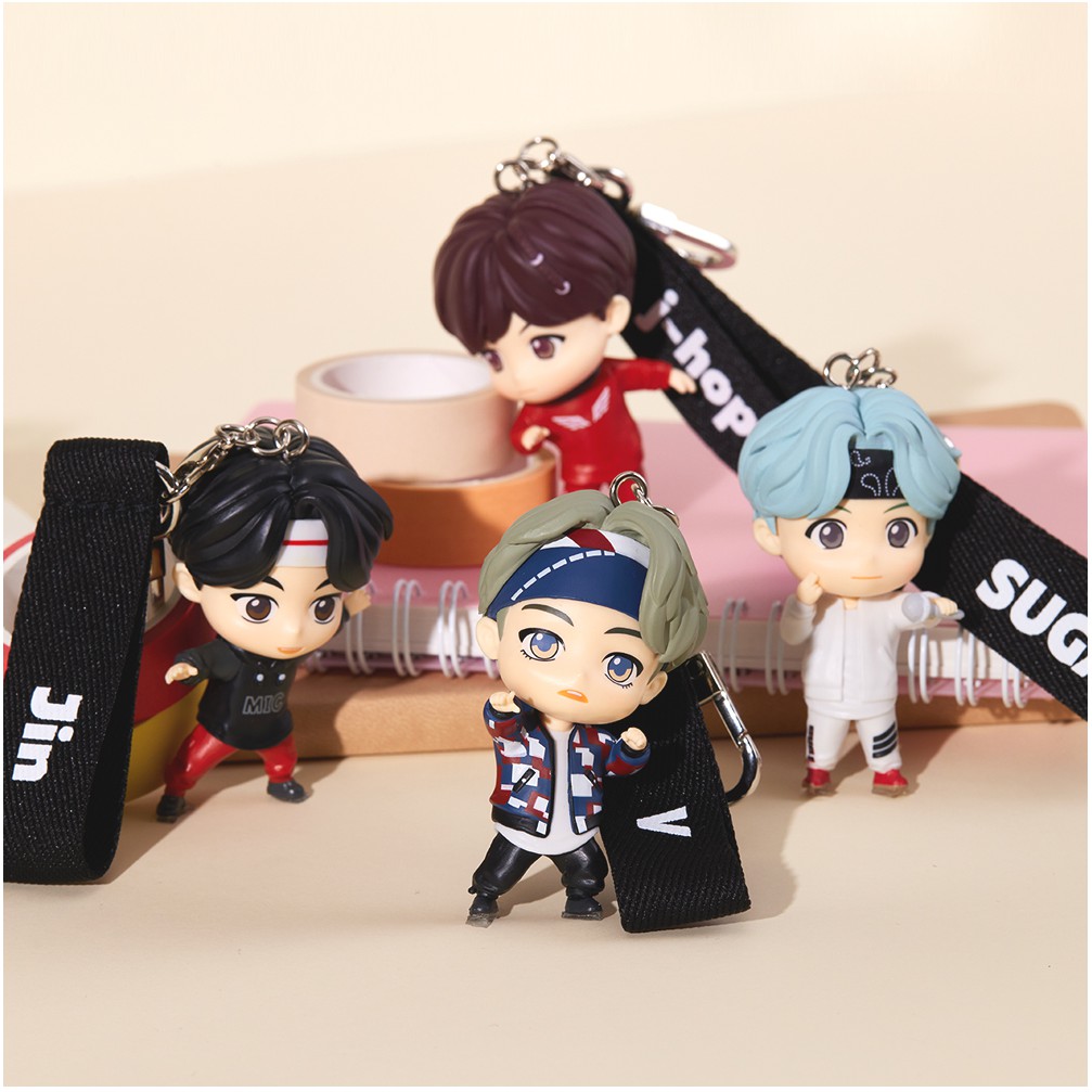 [Korea] BTS (Bangtan boys) Figure Key Ring, TinyTan, idol figure, Official, Original, Authentic, collectibles memorabilia, hobbies, K-pop, Bag Accessory, Korean idol, Singer, Dancer, HYBE(BigHit Entertainment), bts pop, Wholesale DISCOUNT