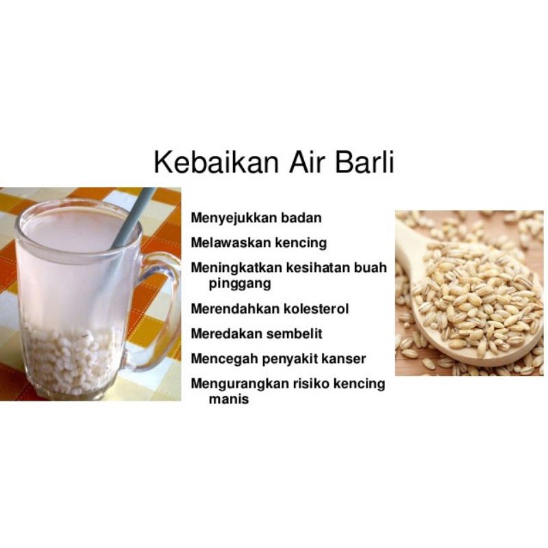 Biji Barli Barley 9 Khasiat Rempah Ratus Shopee Malaysia