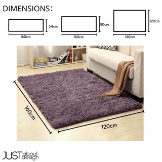 Segi Empat Tepat Berbulu Bulu Tebal Lembut Rectangle Soft Rug Rugs Carpet Bedroom Floor Mat Fluffy Shaggy Carpets 加厚地毯 Shopee Malaysia