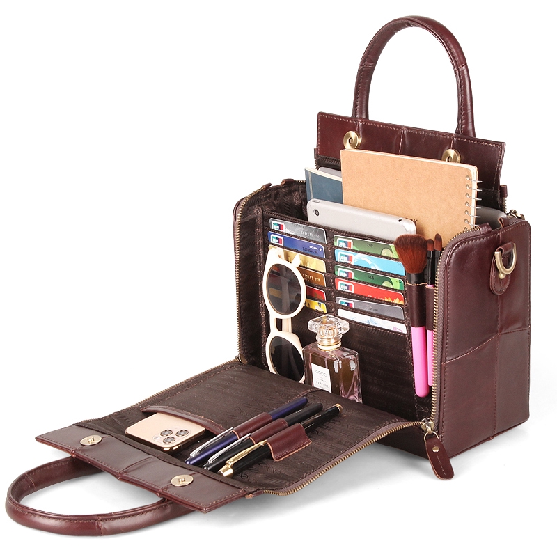 Cobbler Legend Multifunctional Large Genuine Leather Handbag Shopee