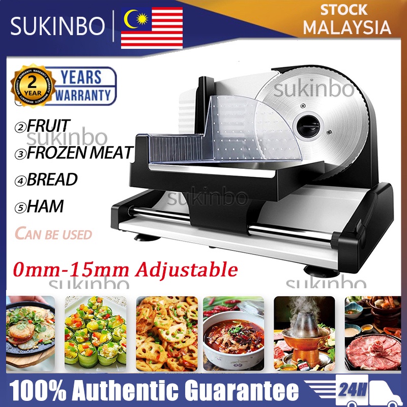 SUKINBO Meat Cutter Meat Grinder Electric Lamb Beef Slicer Meat Cutting Machine Mutton Rolls Cutter 切肉机牛羊肉切片机