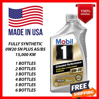 (100% Original) Mobil 1 EP 5W30 SN PLUS A5/B5 Fully 