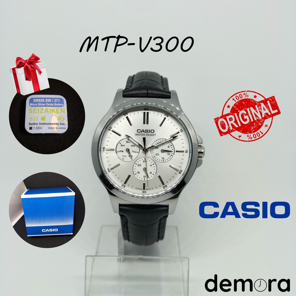 Casio Men Watches (MTP-V300) | Shopee Malaysia