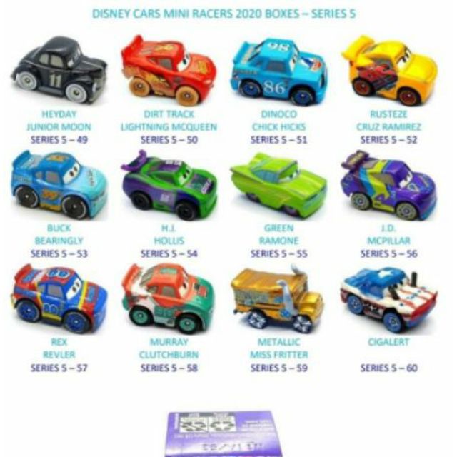 disney cars mini racers track