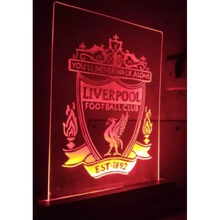Liverpool Fc 3d Led Light Shopee Malaysia