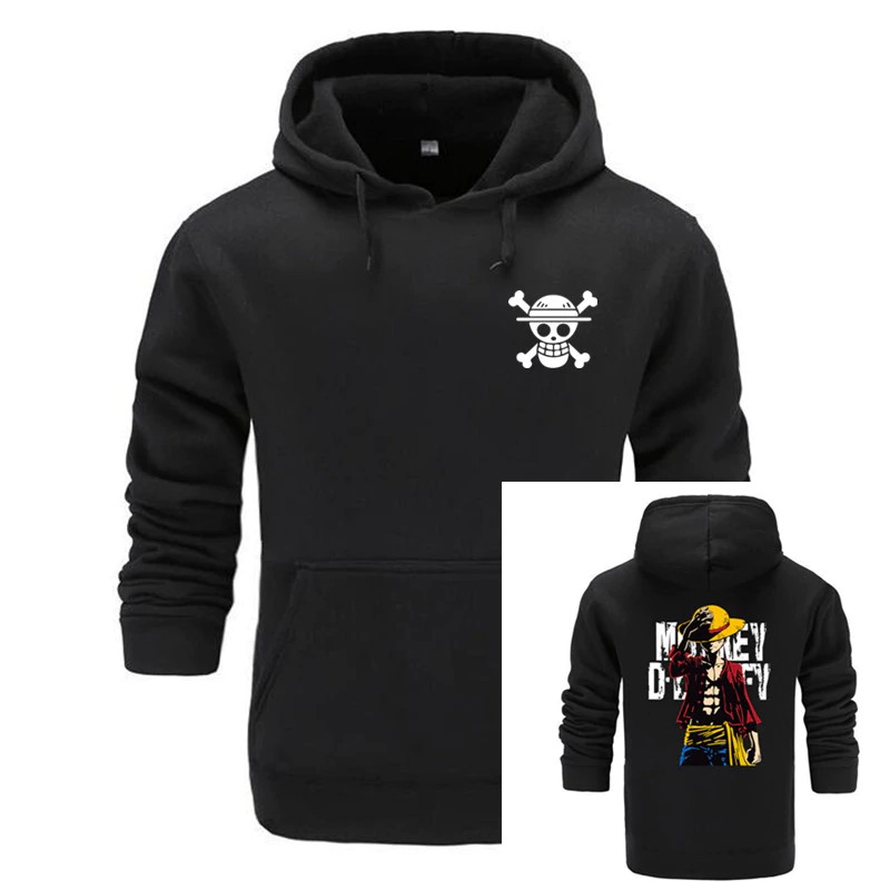 My2 19 Hoodies Men Anime One Piece Hoodie Sweatshirts Print Monkey D Luffy Hoody Wear Long Shopee Malaysia