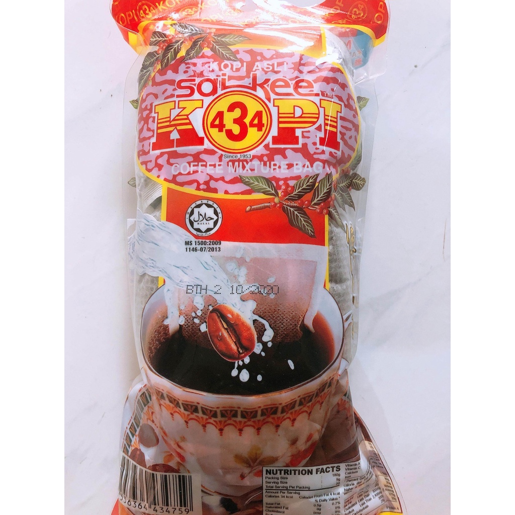 KOPI 434 BAG EKONOMI 2O UNCANG WITH FREE GIFT & HALAL EXPIRED 2024
